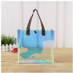 pvc beach handbag